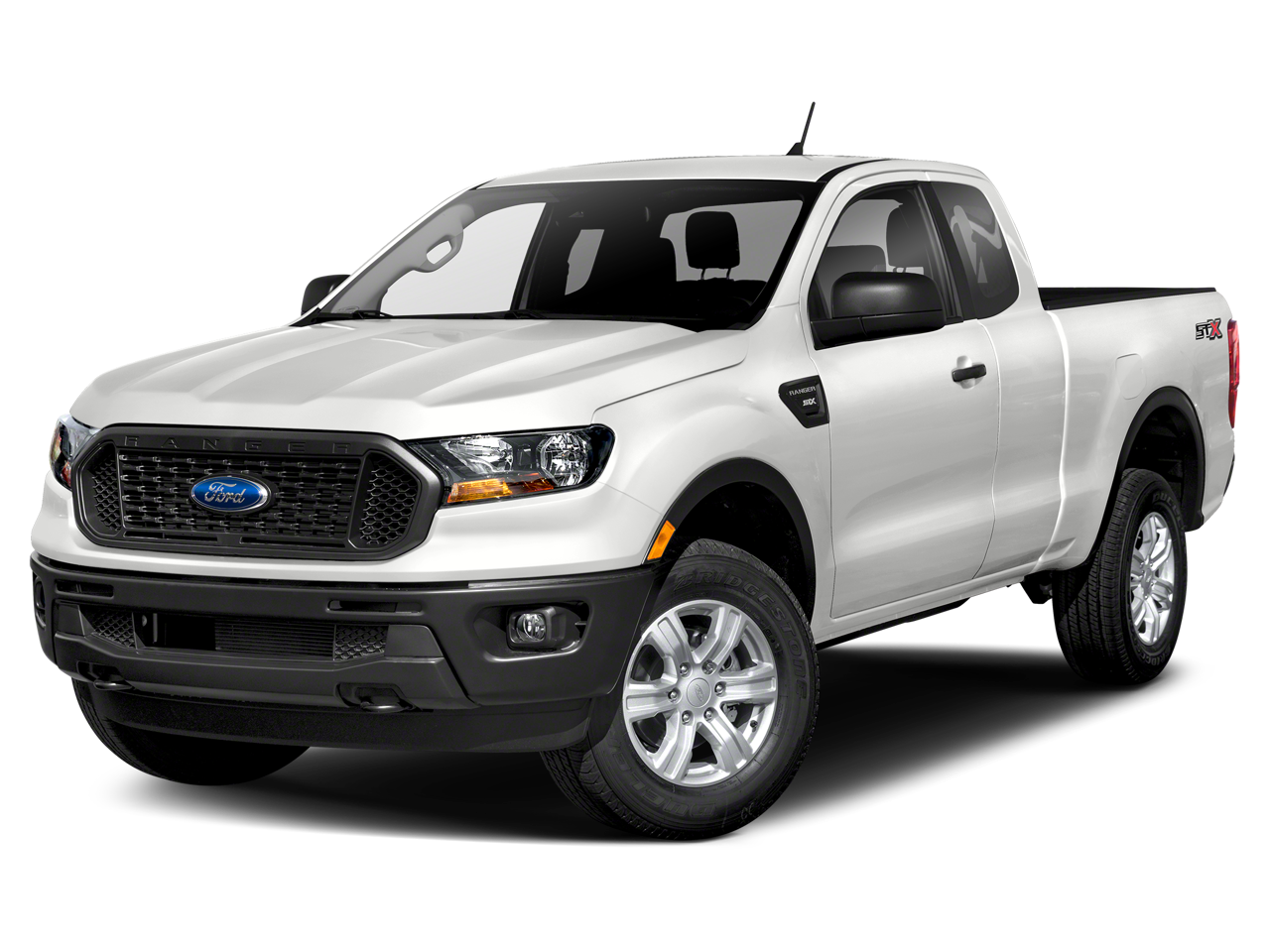 2021 Ford Ranger XL in Oxford White — front three-quarter view
