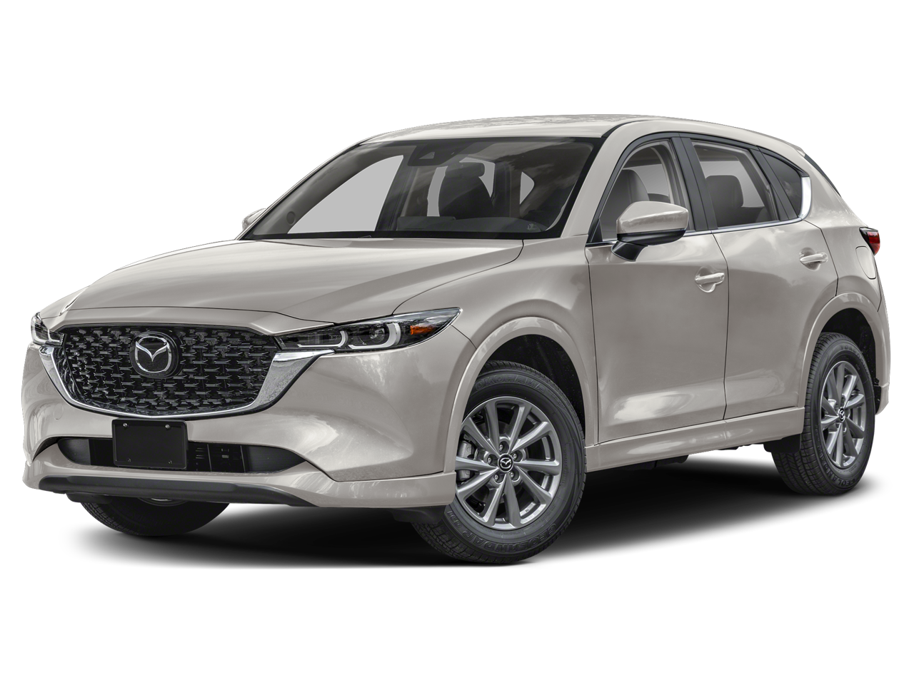 2025 Mazda Mazda CX-5 2.5 S Select Package in Platinum Quartz Metallic — front three-quarter view