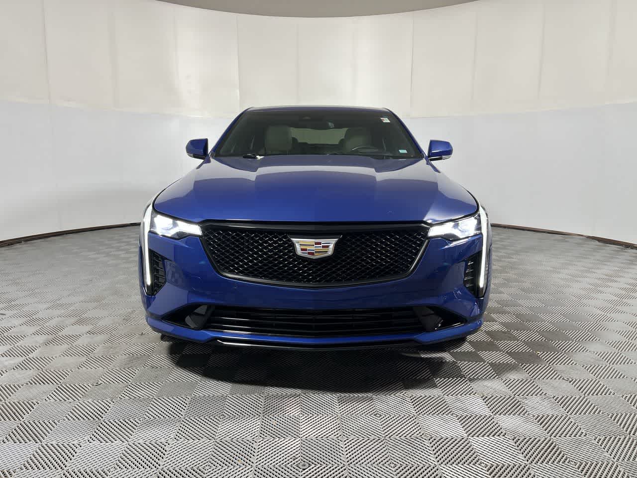 2022 Cadillac CT4 — rear three-quarter view
