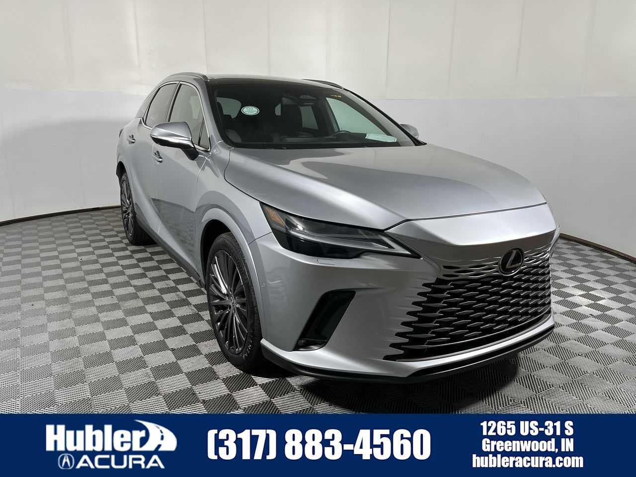 2023 Lexus RX 350 Luxury in Iridium — front three-quarter view