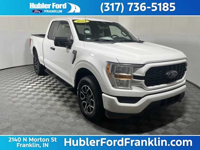 2022 Ford F-150 XL in Oxford White — front three-quarter view