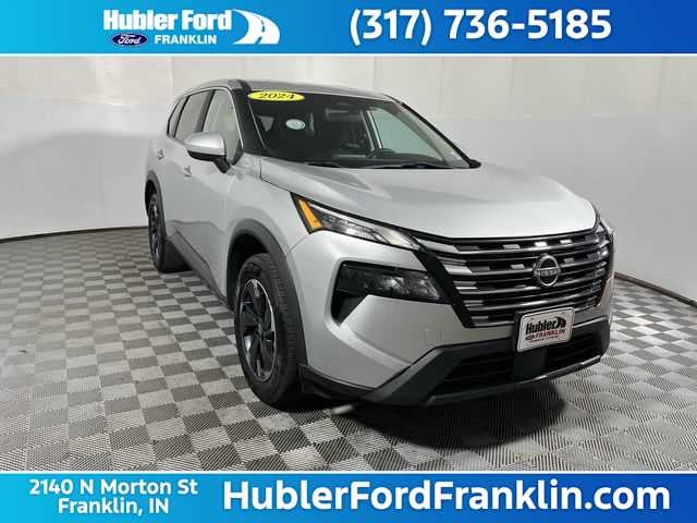 2024 Nissan Rogue SV in Brilliant Silver Metallic — front three-quarter view