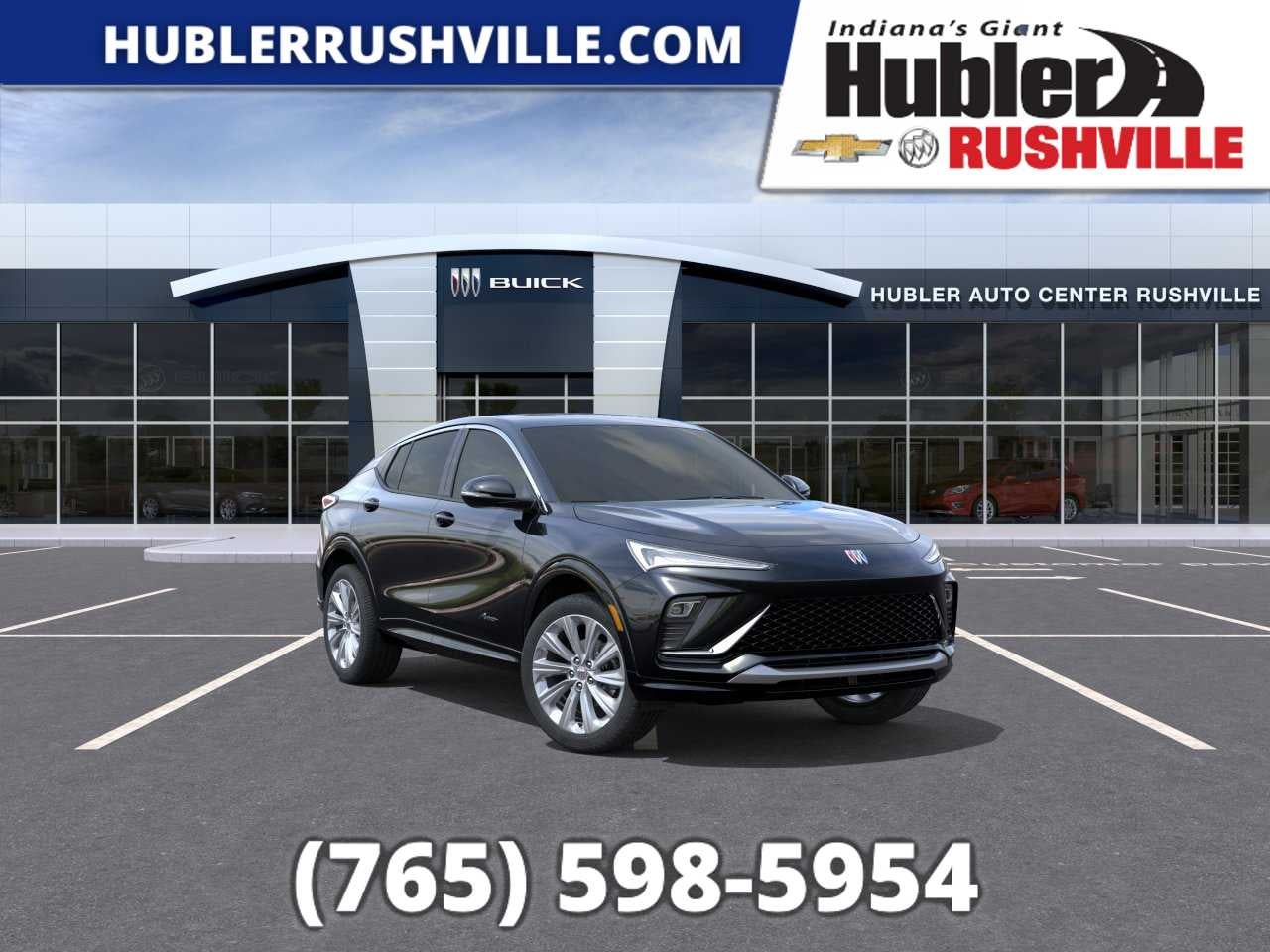 2026 Buick Envista Avenir in Ebony Twilight Metallic — front three-quarter view