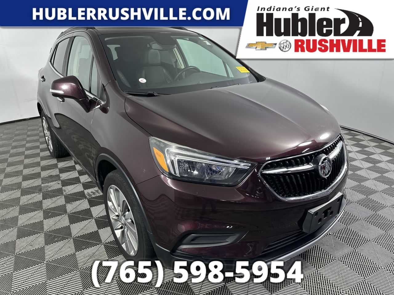 2017 Buick Encore Preferred in Includes (Cm5) Black Carbon Metallic Lower Exterior Accent Color, Paint Code W700s.) — front...