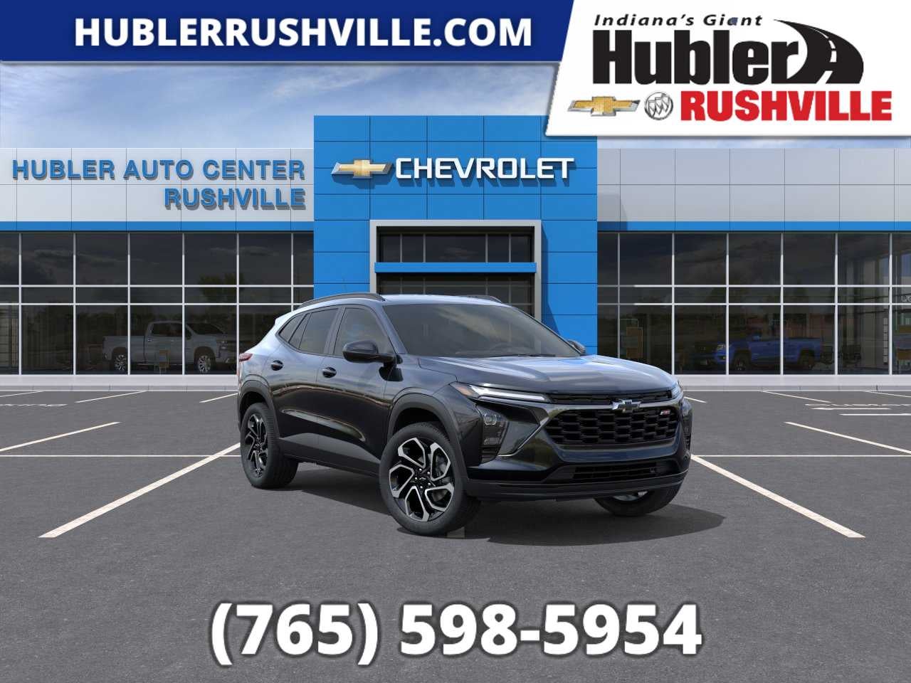 2026 Chevrolet Trax 2RS in Mosaic Black Metallic — front three-quarter view