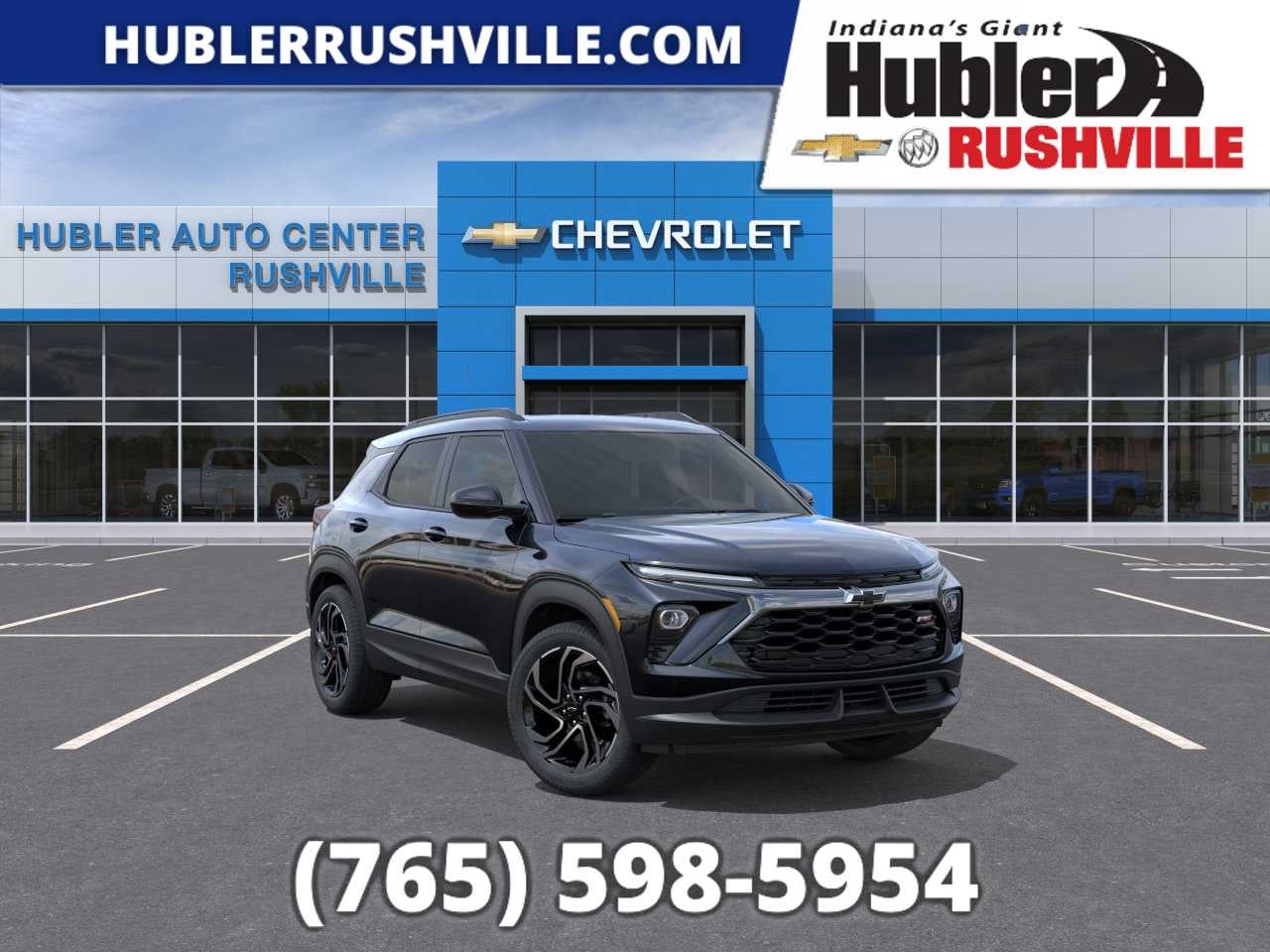 2026 Chevrolet Trailblazer RS in Mosaic Black Metallic — front three-quarter view