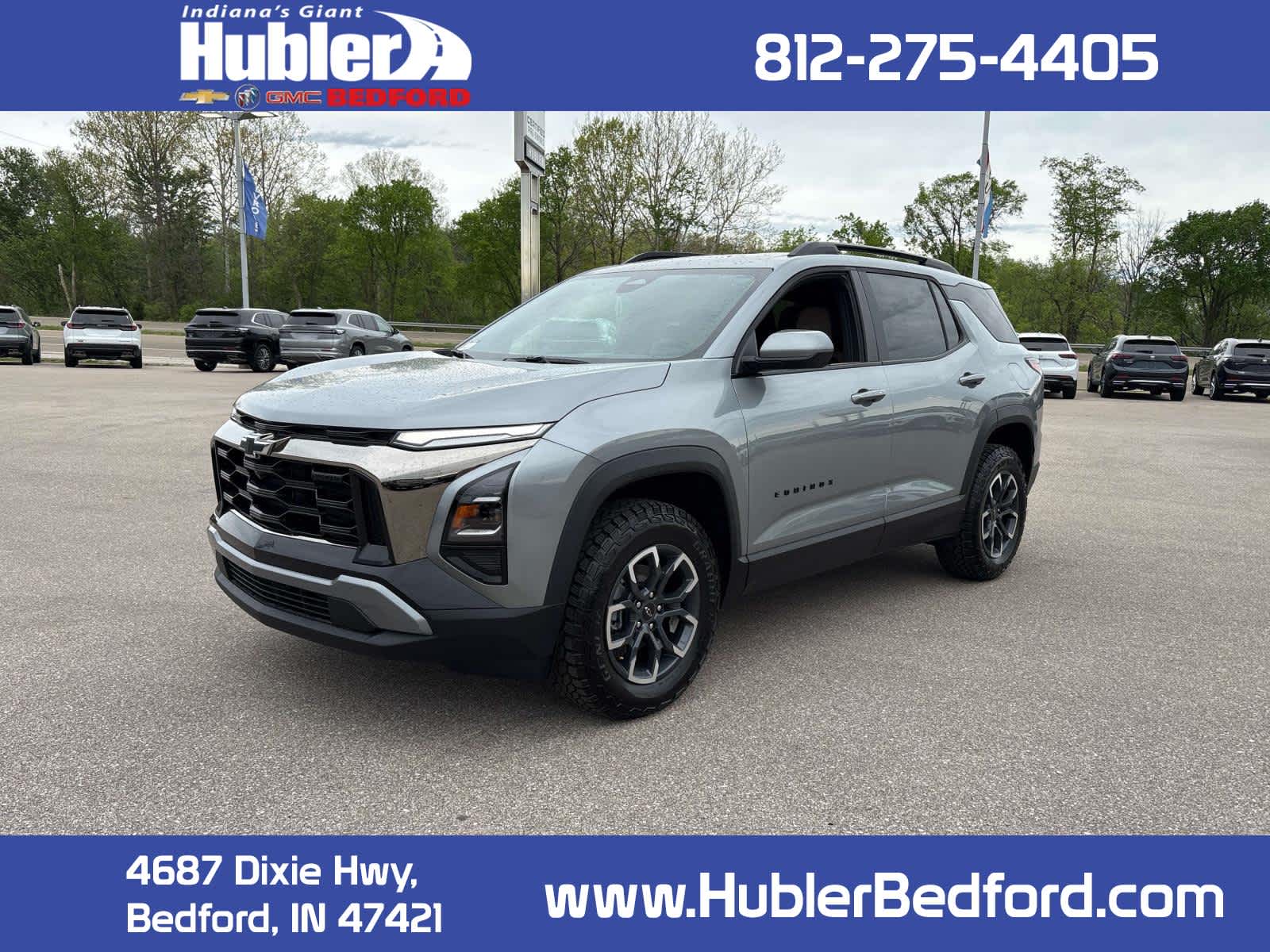 2026 Chevrolet Equinox ACTIV in Sterling Gray Metallic — front three-quarter view