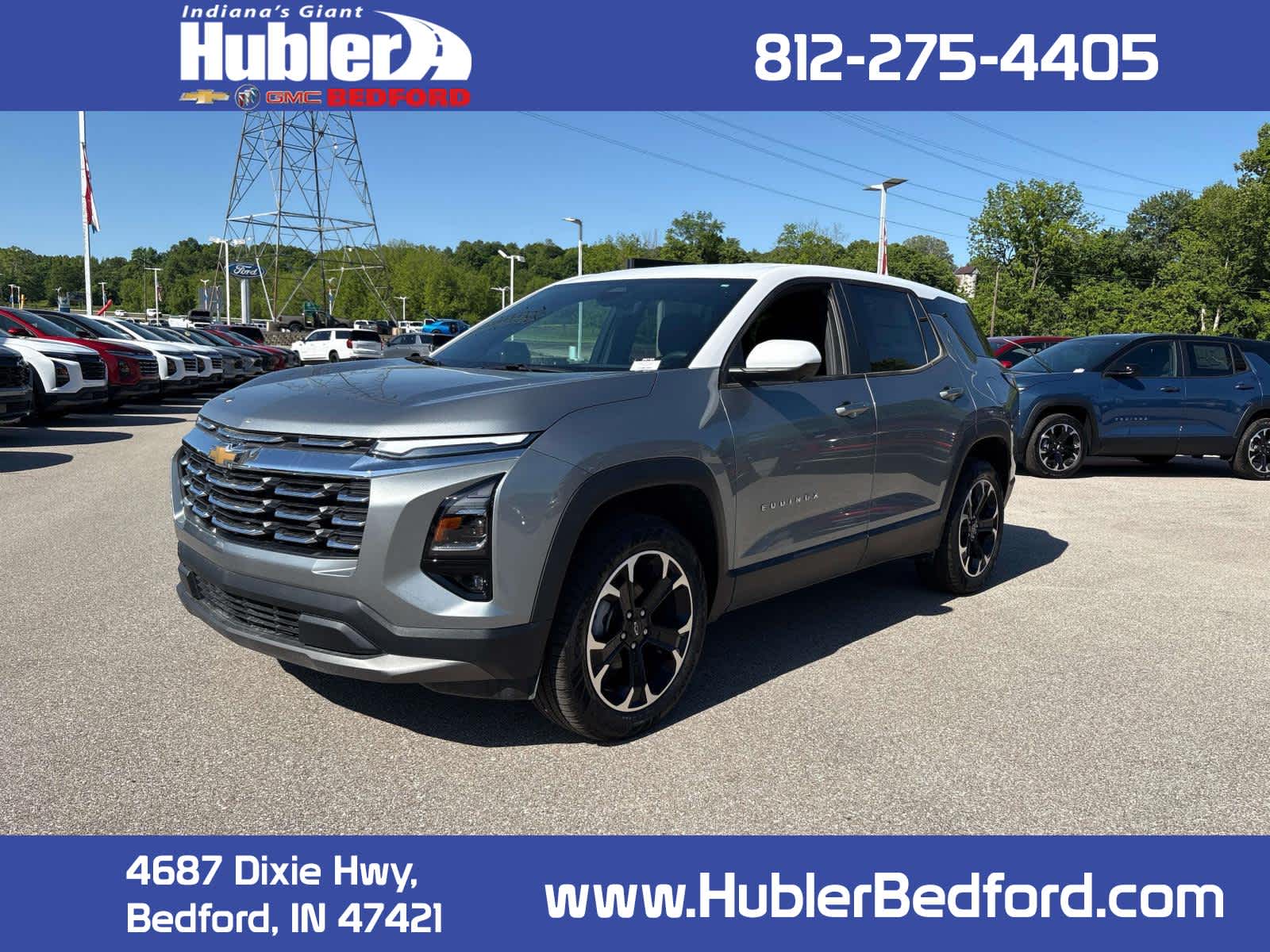 2026 Chevrolet Equinox LT in Sterling Gray Metallic — front three-quarter view