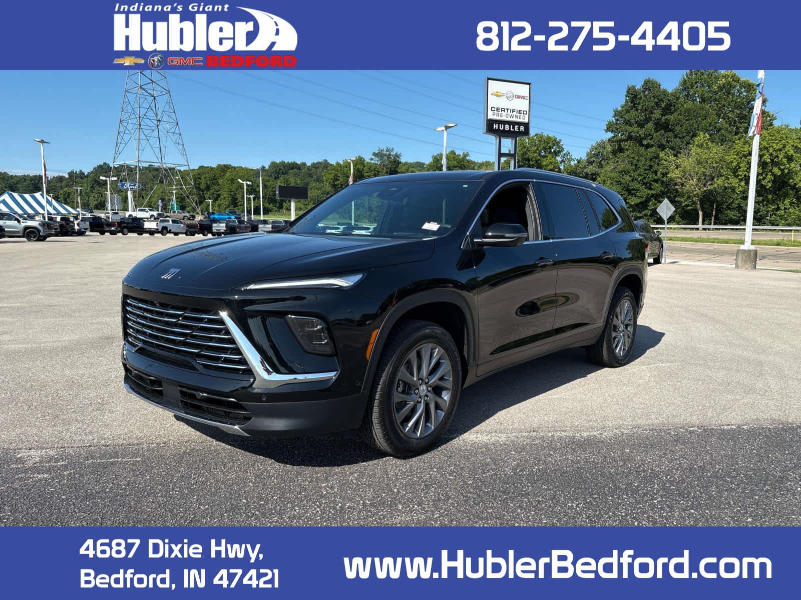 2026 Buick Enclave Preferred in Ebony Twilight Metallic — front three-quarter view