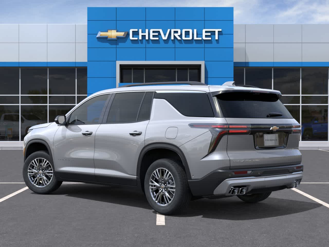 2026 Chevrolet Traverse — rear three-quarter view