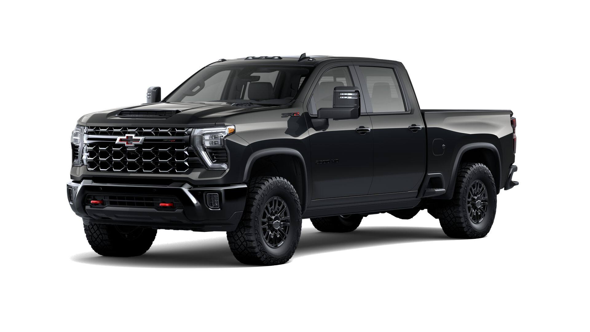 2026 Chevrolet Silverado 2500 HD ZR2 in Black — front three-quarter view