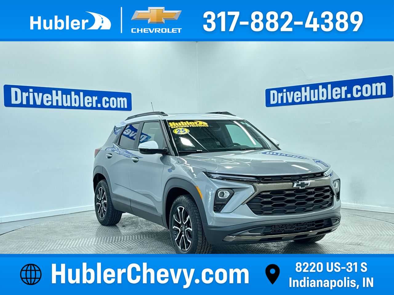 2025 Chevrolet Trailblazer ACTIV in Sterling Gray Metallic — front three-quarter view