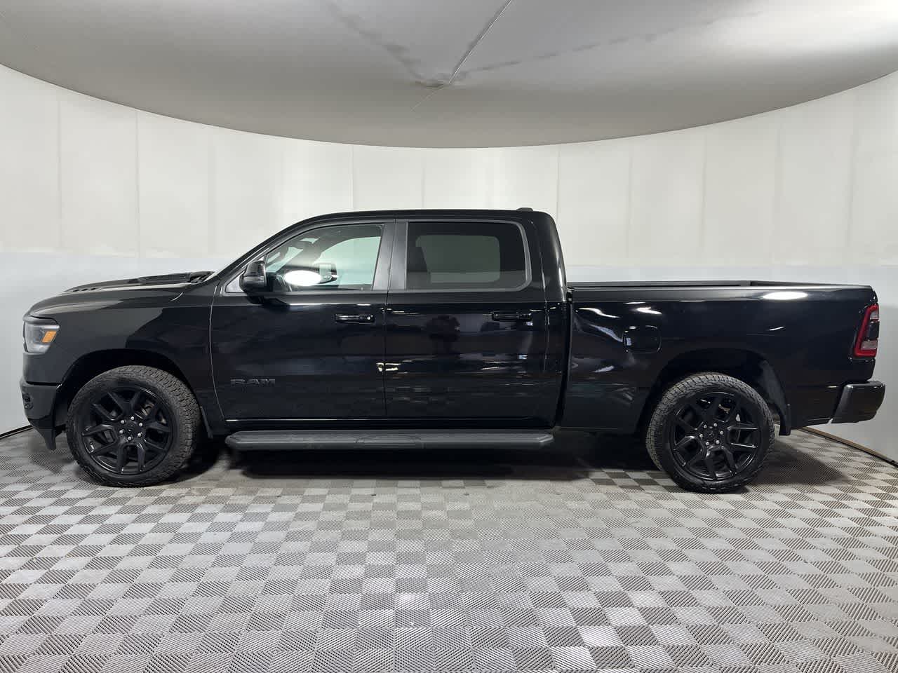 2023 RAM 1500 — rear three-quarter view