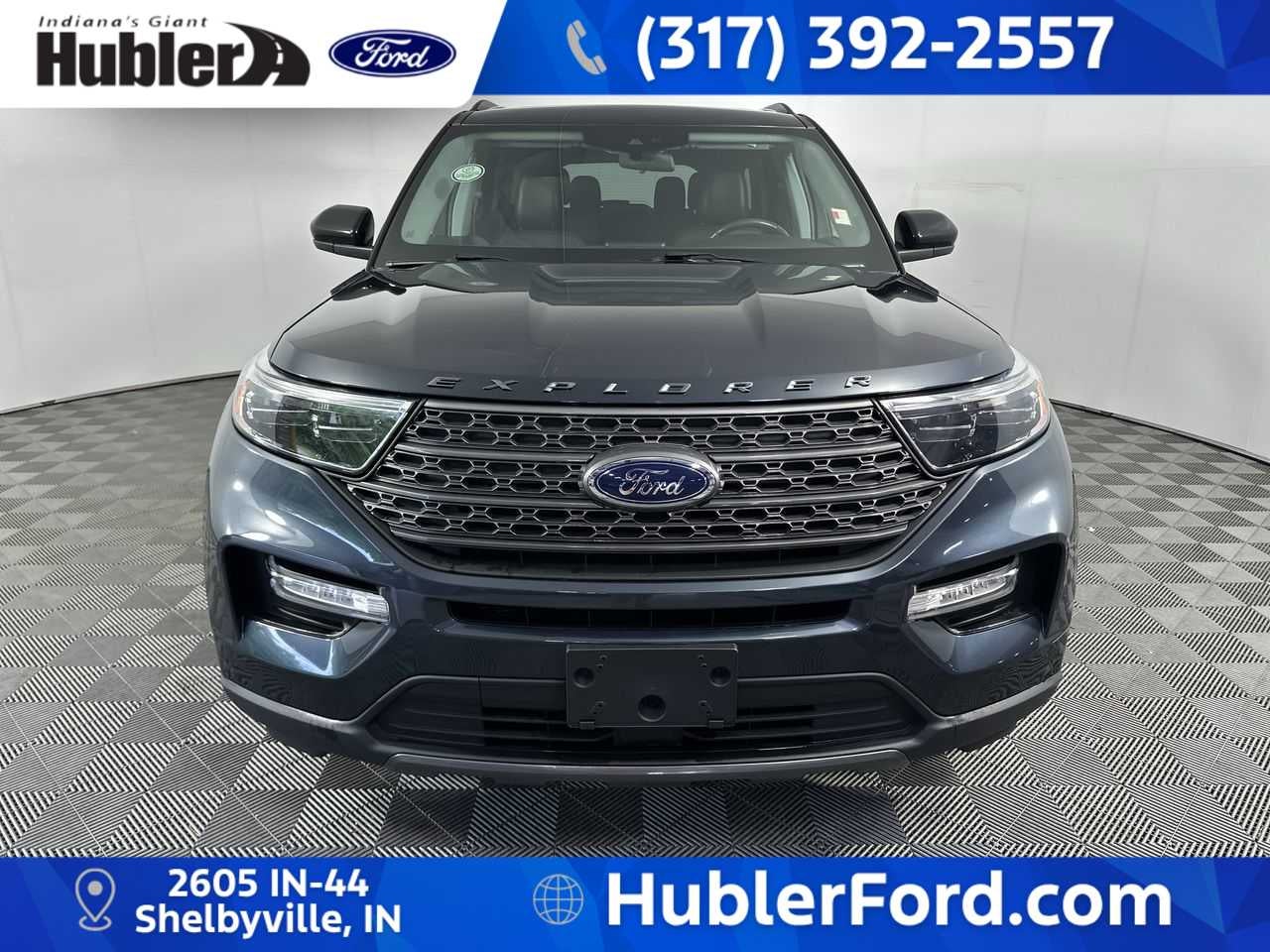 2022 Ford Explorer — rear three-quarter view
